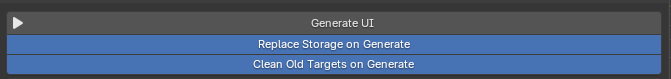 Generate UI action buttons